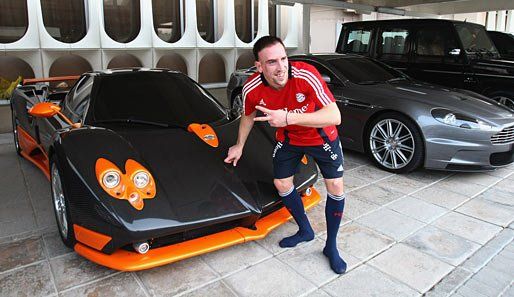 Franck Ribery liebt das Sportauto