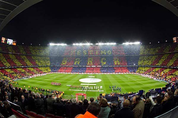 Fußballstadion vom FC Barcelona